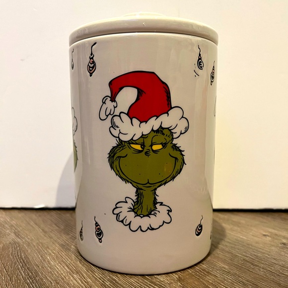 Grinch Other - Cute Grinch Canister- NWT